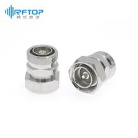 DIN公 转 DIN母 精密低互调转接器|黄铜镀三元合金，DC-6GHz - RAL06D03