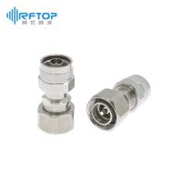4.3-10公 转 N公 精密低互调转接器|黄铜镀三元合金，DC-6GHz - RAL06D34