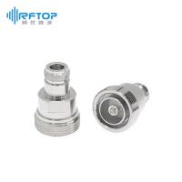 DIN母 转 N母 精密低互调转接器|黄铜镀三元合金，DC-6GHz - RAL06D17