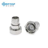 DIN公 转 N公 精密低互调转接器|黄铜镀三元合金，DC-6GHz - RAL06D16