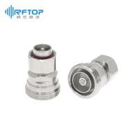 DIN母 转 4.3-10公 精密低互调转接器|黄铜镀三元合金，DC-6GHz - RAL06D13