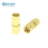 SMA公 转 SMA公 精密射频转接器|黄铜镀金，DC-18GHz