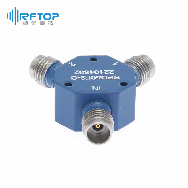 2.4mm一分二电阻式功分器，DC-50GHz，高隔离度C型