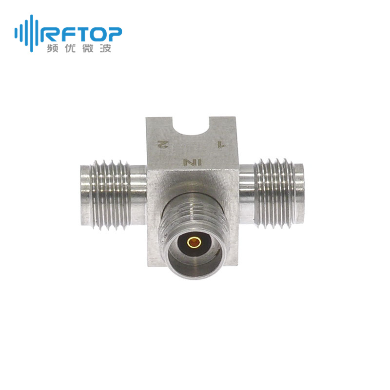 2.92mm一分二电阻式功分器，DC-40GHz，三通低驻波A型