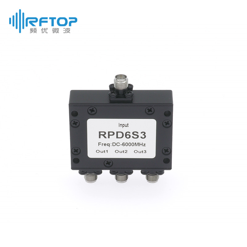 SMA一分三电阻式功分器，DC-6GHz