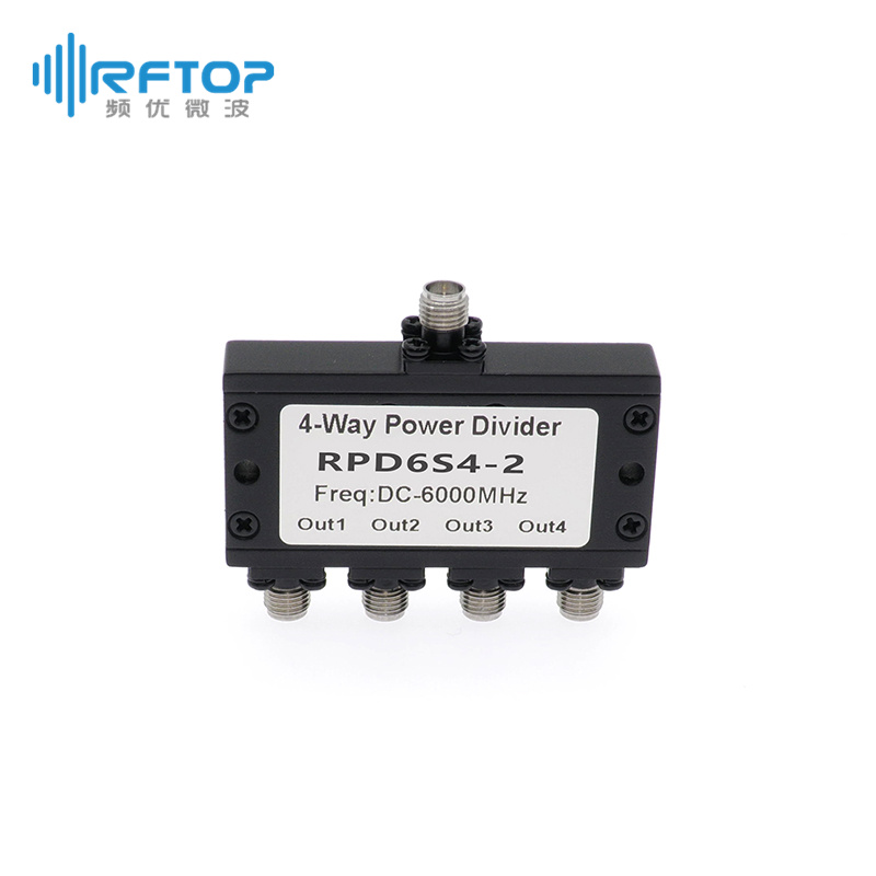SMA一分四电阻式功分器，DC-6GHz