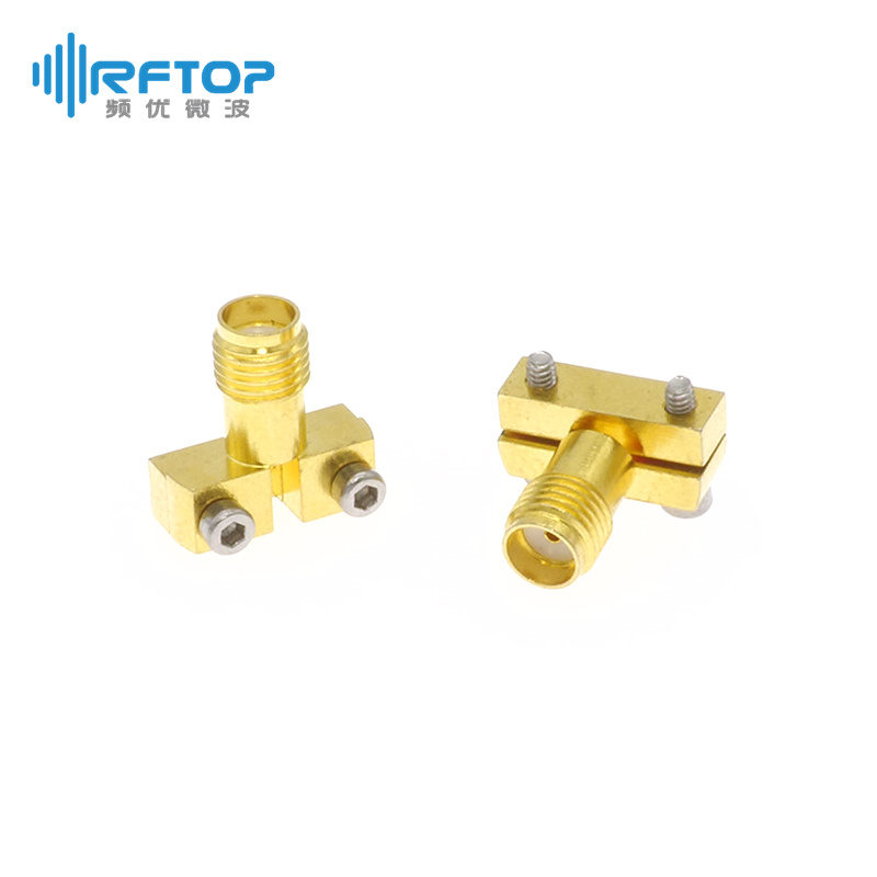 SMA母头端接免焊PCB连接器, DC-18GHz