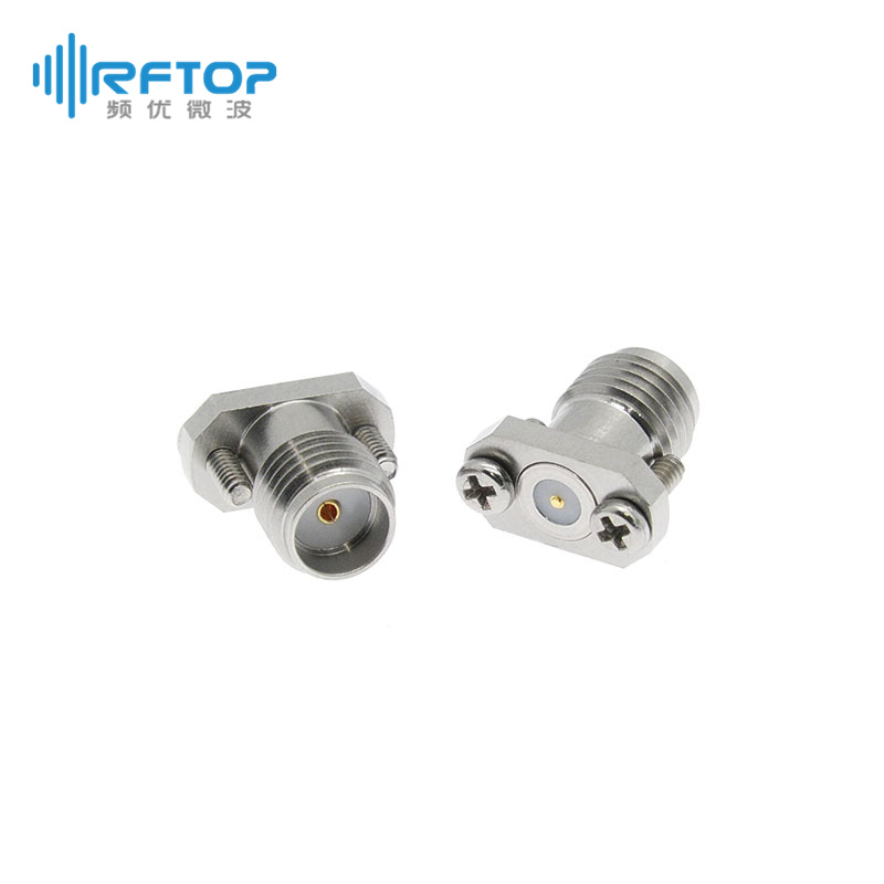 SMA母头PCB垂直免焊连接器, DC-26.5GHz, 带状线