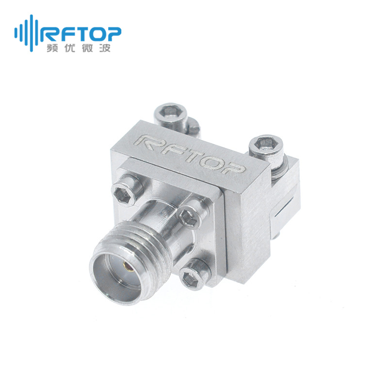 SMA母头PCB End Launch免焊连接器, DC-26.5GHz, 安装孔距9.5mm