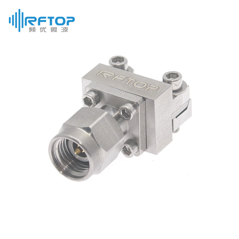 2.92mm公头PCB End Launch免焊连接器, DC-40GHz, 安装孔距9.5mm