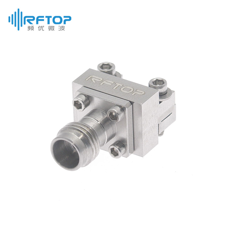 1.85mm母头PCB End Launch免焊连接器, DC-67GHz, 安装孔距9.5mm